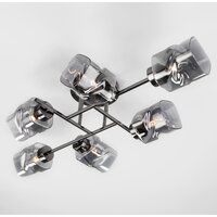 Припотолочная люстра Евросвет Hilari 30165/6 (Черный жемчуг) - Превью изображения №4 — Интернет-магазин Time-Shop