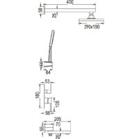 Душевая система  Rose R2835H - Превью изображения №12 — Интернет-магазин Time-Shop