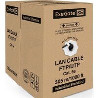 Кабель ExeGate UTP4-C5e-CU-S24-OUT-PE-BK-305 UTP - Превью изображения №2 — Интернет-магазин Time-Shop
