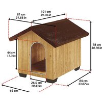 Будка Ferplast Domus Large 87003000 - Превью изображения №9 — Интернет-магазин Time-Shop