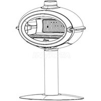 Свободностоящая печь-камин Invicta Brio Sur Pied 6481-14 - Превью изображения №3 — Интернет-магазин Time-Shop