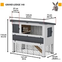 Клетка Ferplast Grand Lodge 140 57086360 - Превью изображения №2 — Интернет-магазин Time-Shop