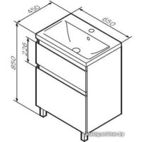  AM.PM Тумба под умывальник X-Joy M85AFSX0652WG - Превью изображения №8 — Интернет-магазин Time-Shop
