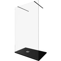 Душевая стенка Allen Brau Infinity 2 3.21051.BBA 323843 (черный браш) - Превью изображения №3 — Интернет-магазин Time-Shop