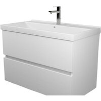 Дабер Тумба под умывальник 011 Andrea Elen 80 (с подсветкой, белый древесный)