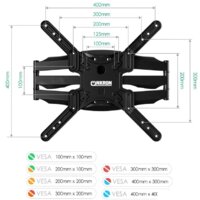 Кронштейн для телевизора Onkron M5 (черный) - Превью изображения №2 — Интернет-магазин Time-Shop