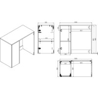  ЗОВ Тумба под умывальник Стамбул Премиум 100 S100LWP0LWPWMD - Превью изображения №5 — Интернет-магазин Time-Shop