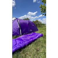 Спальный мешок Calviano Acamper Bergen 300г/м2 (фиолетовый) - Превью изображения №9 — Интернет-магазин Time-Shop