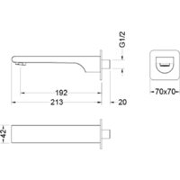 Излив Aquatek Лира AQ1441MB (черный матовый) - Превью изображения №2 — Интернет-магазин Time-Shop