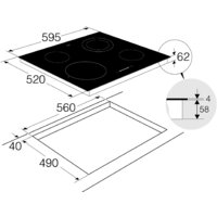 Варочная панель ASKO HCL614G - Превью изображения №2 — Интернет-магазин Time-Shop