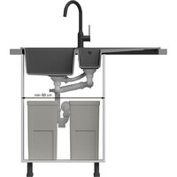 Кухонная мойка Quadron HQE5510050U5_BS_P2O - Превью изображения №5 — Интернет-магазин Time-Shop