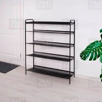 Полка для обуви ЗМИ Женева 35 ПДО Ж35 (черный) - Превью изображения №2 — Интернет-магазин Time-Shop