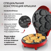 Вафельница GFgril GFW-032 - Превью изображения №5 — Интернет-магазин Time-Shop