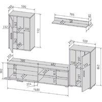 Горка Интерлиния Neo-4 (дуб веллингтон/персидский жемчуг) - Превью изображения №2 — Интернет-магазин Time-Shop