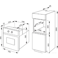 Электрический духовой шкаф Hansa BOEW64090015 - Превью изображения №2 — Интернет-магазин Time-Shop