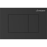 Унитаз подвесной Roxen Antares в комплекте с инсталляцией Asten Readle Zentralmodul AR0601-185B с черной матовой кнопкой - Превью изображения №8 — Интернет-магазин Time-Shop