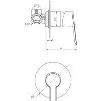 Смеситель Deante Arnika BQA 044L - Превью изображения №2 — Интернет-магазин Time-Shop