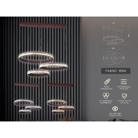 Подвесная люстра Ambrella light Acrylica FA6162 - Превью изображения №8 — Интернет-магазин Time-Shop