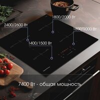 Варочная панель Zigmund & Shtain CI 60.6 B - Превью изображения №2 — Интернет-магазин Time-Shop