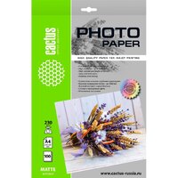 CACTUS Матовая A4 230 г/кв.м. 100 листов CS-MA4230100