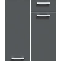 Готовая кухня Интерлиния Мила Лайт 3.0-ПМ2 (дуб серый/дуб серый/дуб бунратти) - Превью изображения №5 — Интернет-магазин Time-Shop