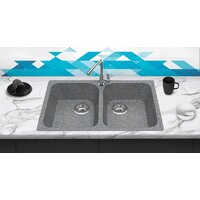 Кухонная мойка Berge BR-7322 (графит) - Превью изображения №2 — Интернет-магазин Time-Shop