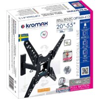 Кронштейн для телевизора Kromax Optima-413 (черный) - Превью изображения №4 — Интернет-магазин Time-Shop