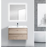  BelBagno Тумба под умывальник Kraft-800-2C-SO-RGB (rovere galifax bianco) - Превью изображения №2 — Интернет-магазин Time-Shop
