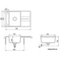 Кухонная мойка TEKA Estela 50 B-TQ (песочный) - Превью изображения №2 — Интернет-магазин Time-Shop