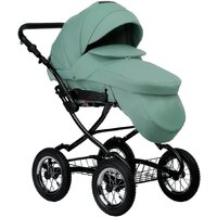 Универсальная коляска Indigo Barbara ECO Classic (2 в 1, be 01/шалфей кожа) - Превью изображения №3 — Интернет-магазин Time-Shop