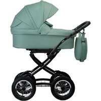 Универсальная коляска Indigo Barbara ECO Classic (2 в 1, be 01/шалфей кожа) - Превью изображения №2 — Интернет-магазин Time-Shop