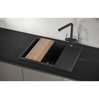 Кухонная мойка Granula ES-6202 (черный) - Превью изображения №3 — Интернет-магазин Time-Shop