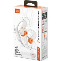 Наушники JBL Endurance Peak 4 (белый/оранжевый) - Превью изображения №8 — Интернет-магазин Time-Shop