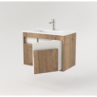  Дабер Тумба под умывальник 016 70 Т16.7.0.21 (дуб галифакс/белый) - Превью изображения №2 — Интернет-магазин Time-Shop