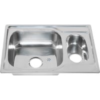 Melana MLN-6950S U (полированная, глубина чаши 18 см., сталь 0.8 мм.)