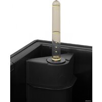 Кашпо Элластик-Пласт Ola Dom Rattan (31л, антрацит) - Превью изображения №3 — Интернет-магазин Time-Shop