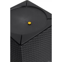 Кашпо Элластик-Пласт Ola Dom Rattan (31л, антрацит) - Превью изображения №6 — Интернет-магазин Time-Shop