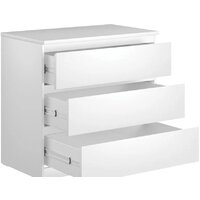 Комод Mio Tesoro Мальта 3 ящика 80x76 2.05.02.040.1 (белый) - Превью изображения №3 — Интернет-магазин Time-Shop