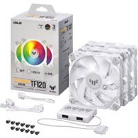 ASUS TUF Gaming TF120 ARGB Triple Fan Kit White Edition