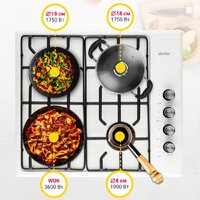 Варочная панель Simfer H60Q41W571 - Превью изображения №3 — Интернет-магазин Time-Shop