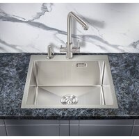 Кухонная мойка Milacio Denia 51 Steel MC.77480 (нержавеющая сталь) - Превью изображения №3 — Интернет-магазин Time-Shop