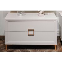 Тумба Ангстрем Дольче спальня ДЛ-305.03 исп.3 (кашемир серый) - Превью изображения №6 — Интернет-магазин Time-Shop