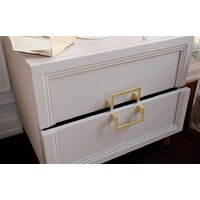 Тумба Ангстрем Дольче спальня ДЛ-305.03 исп.3 (кашемир серый) - Превью изображения №10 — Интернет-магазин Time-Shop