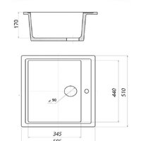 Кухонная мойка Wisent 510-27W (с сифоном GER013) - Превью изображения №6 — Интернет-магазин Time-Shop