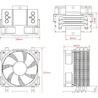 Кулер для процессора ID-Cooling SE-903-XT - Превью изображения №7 — Интернет-магазин Time-Shop
