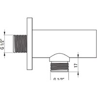 Душевая система  Deante Jasmin NAC_09JP (хром) - Превью изображения №5 — Интернет-магазин Time-Shop