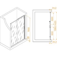 Душевая дверь RGW PA-14Gr 41081414-110 - Превью изображения №4 — Интернет-магазин Time-Shop