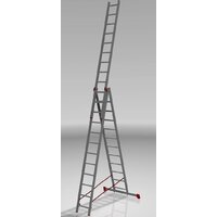 Лестница-стремянка Новая высота NV 323 трёхсекционная профессиональная 3x12 ступеней - Превью изображения №3 — Интернет-магазин Time-Shop