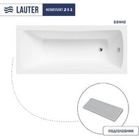 Lauter Bianca 160х70 21207160 (с серым подголовником)