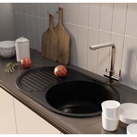 Кухонная мойка Mixline ML-GM16 551926 (черный) - Превью изображения №4 — Интернет-магазин Time-Shop